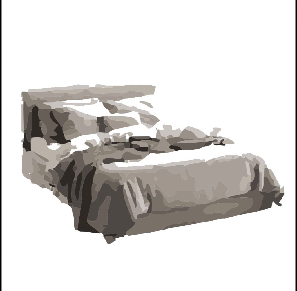 An illustration of a bed.